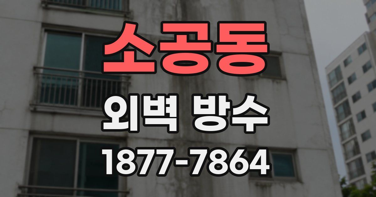 소공동 외벽 방수