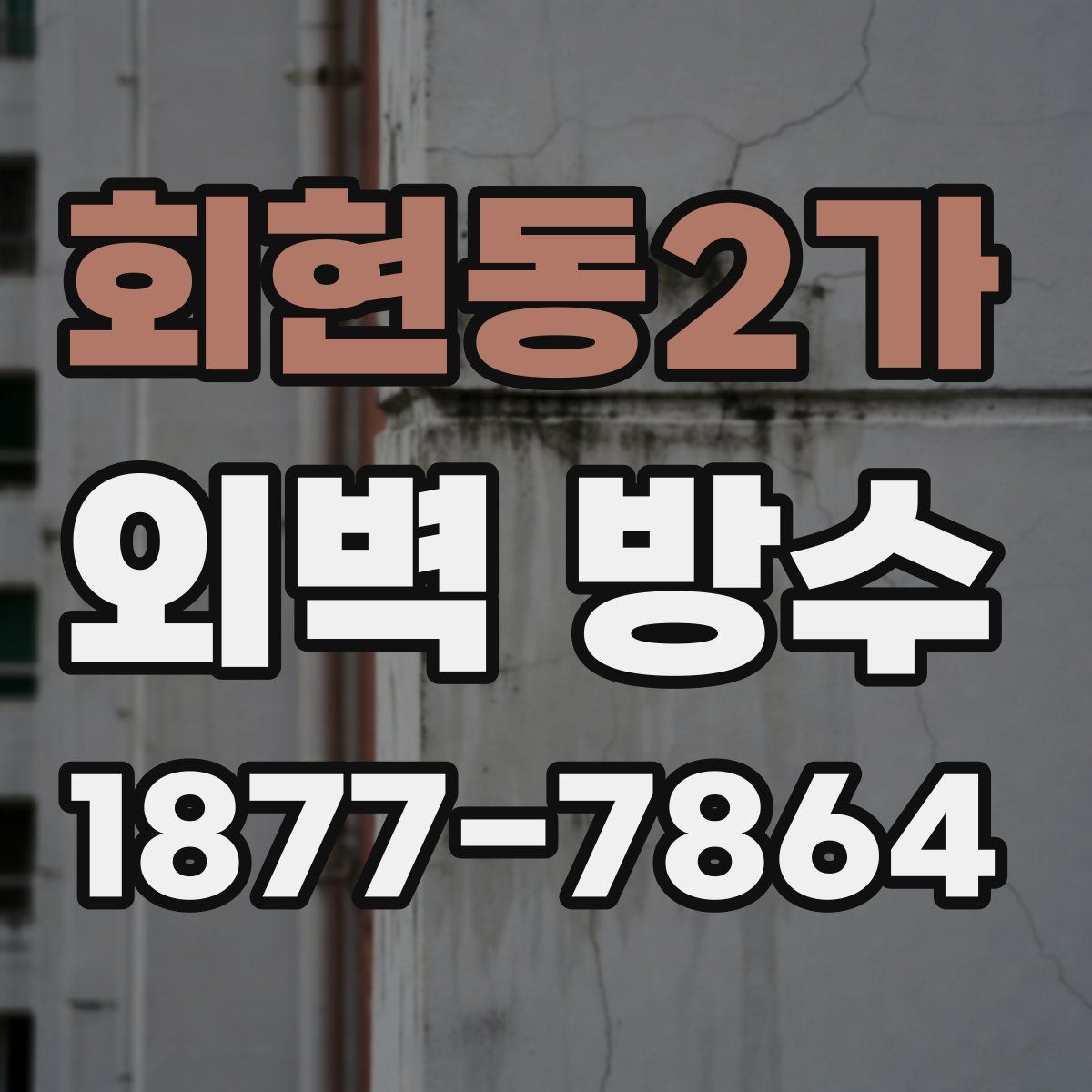 회현동2가 외벽 방수