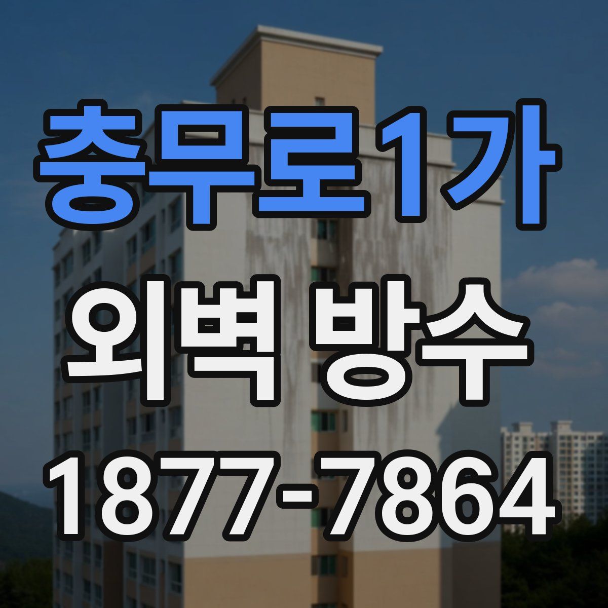 충무로1가 외벽 방수