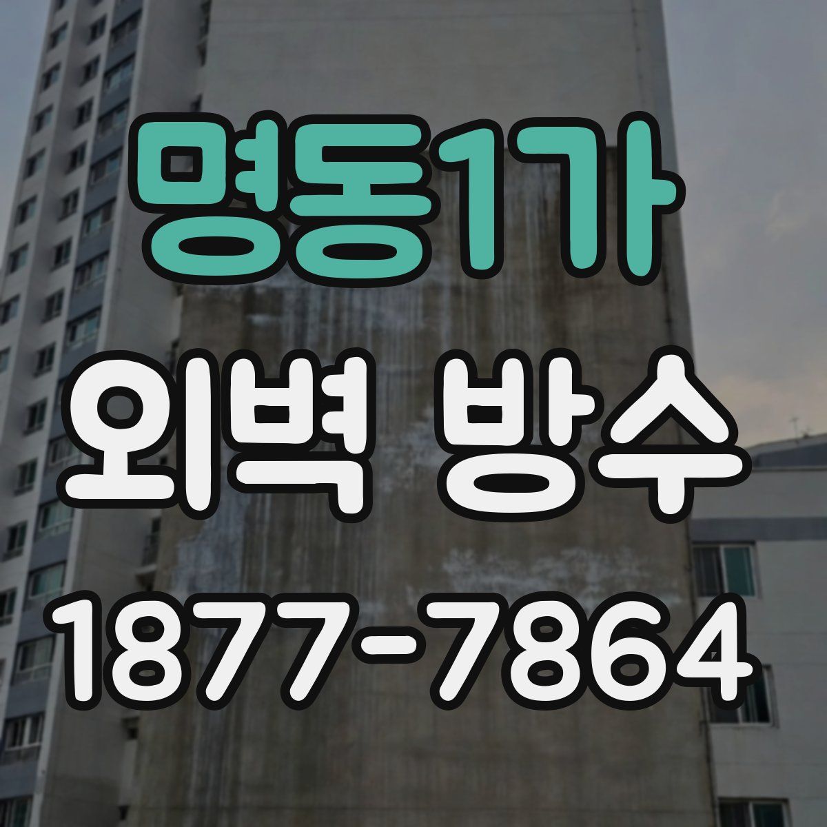 명동1가 외벽 방수