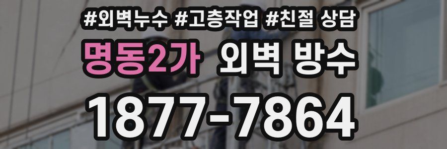 명동2가 외벽 방수