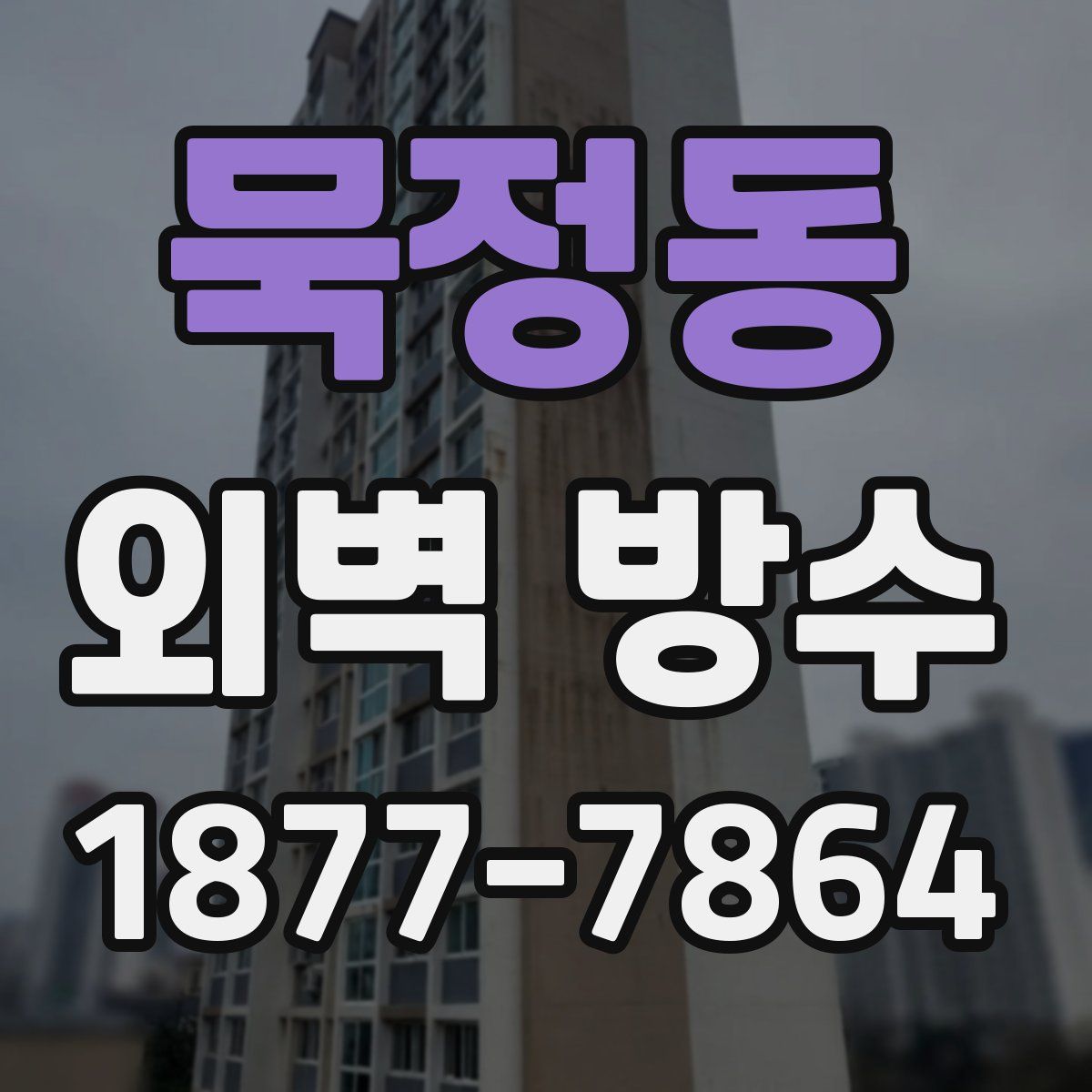 묵정동 외벽 방수