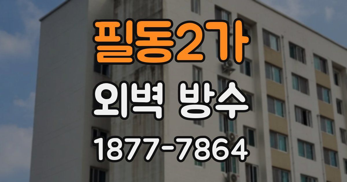필동2가 외벽 방수