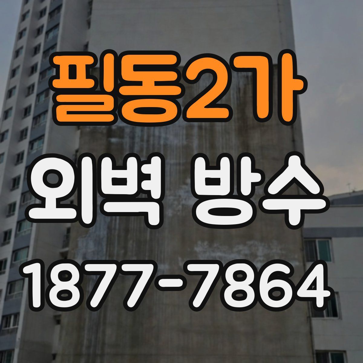 필동2가 외벽 방수