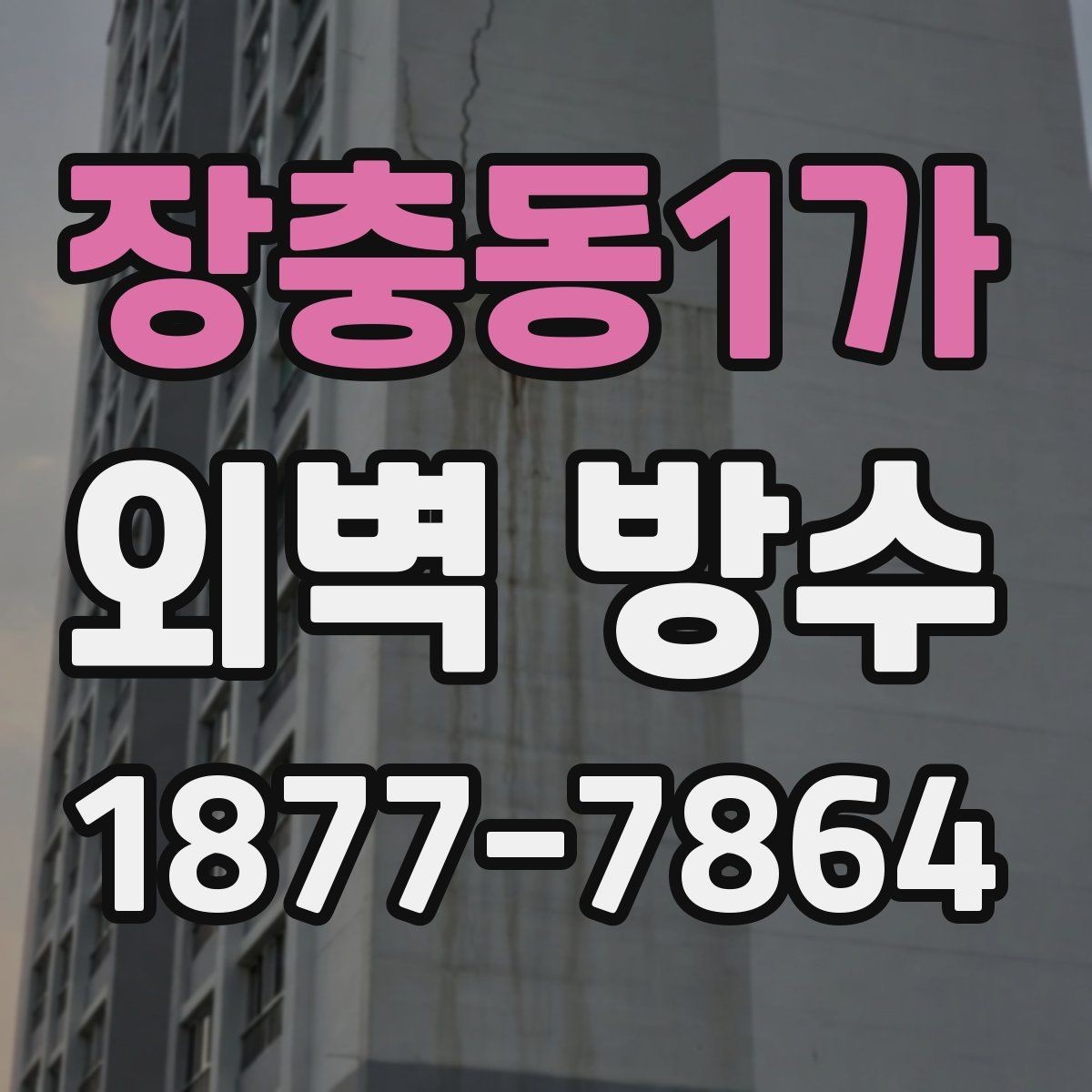 장충동1가 외벽 방수 보수 공사에서 자주 보는 문제