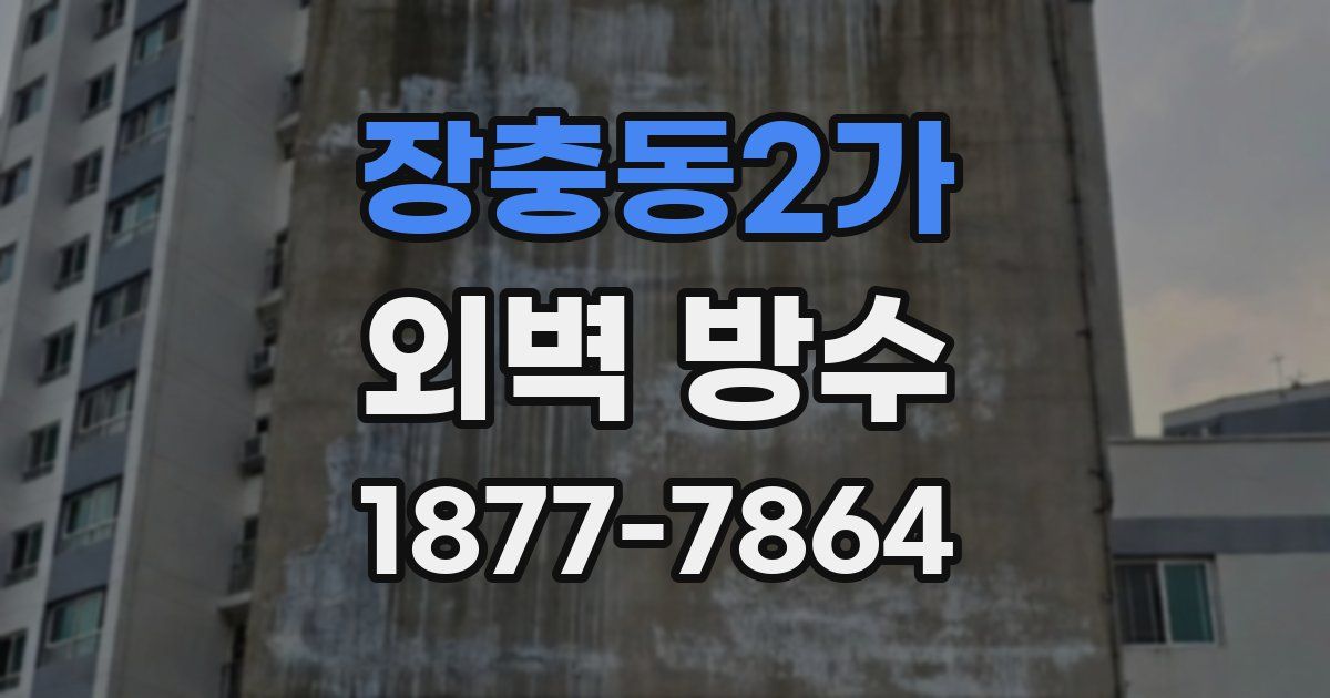 장충동2가 외벽 방수