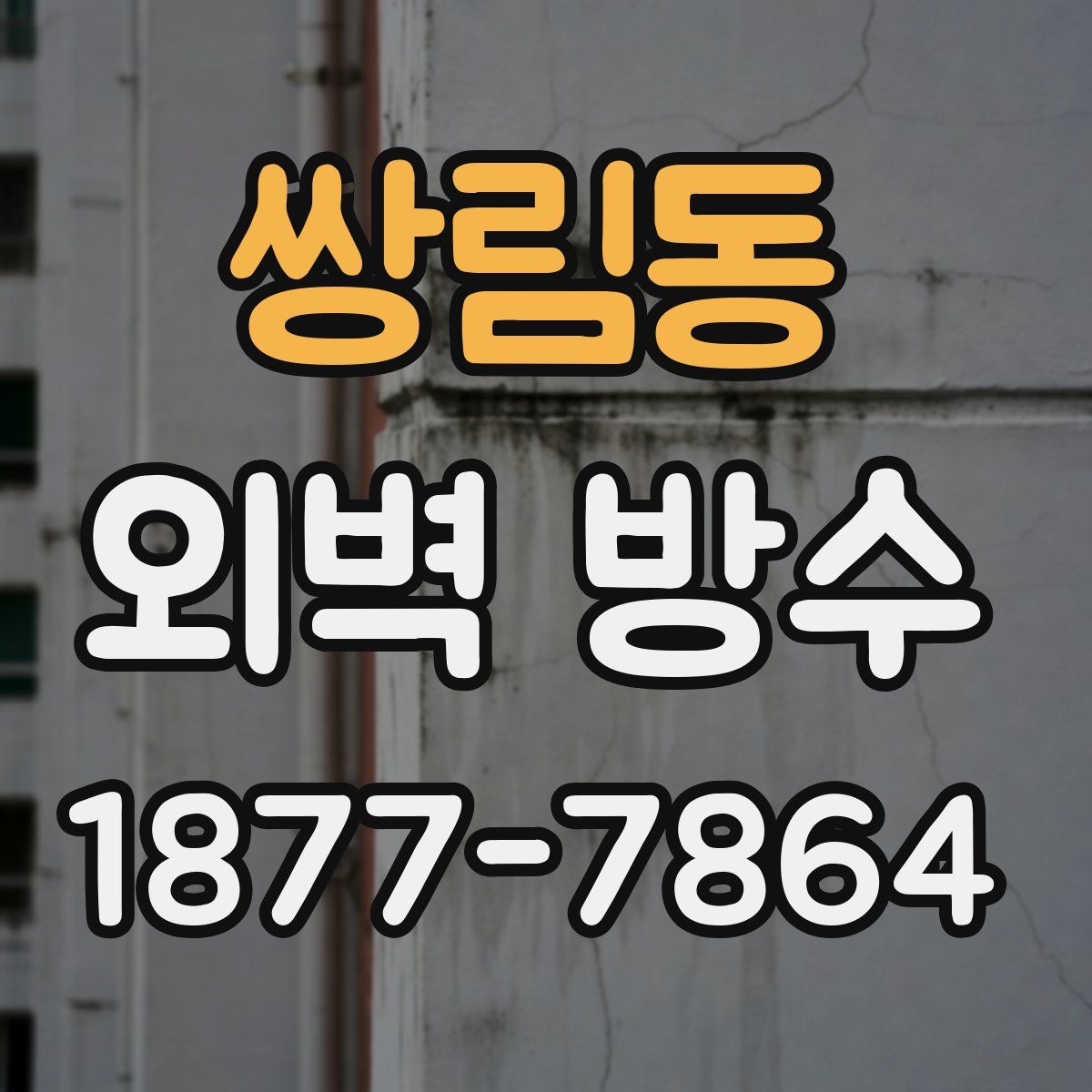 쌍림동 외벽 방수