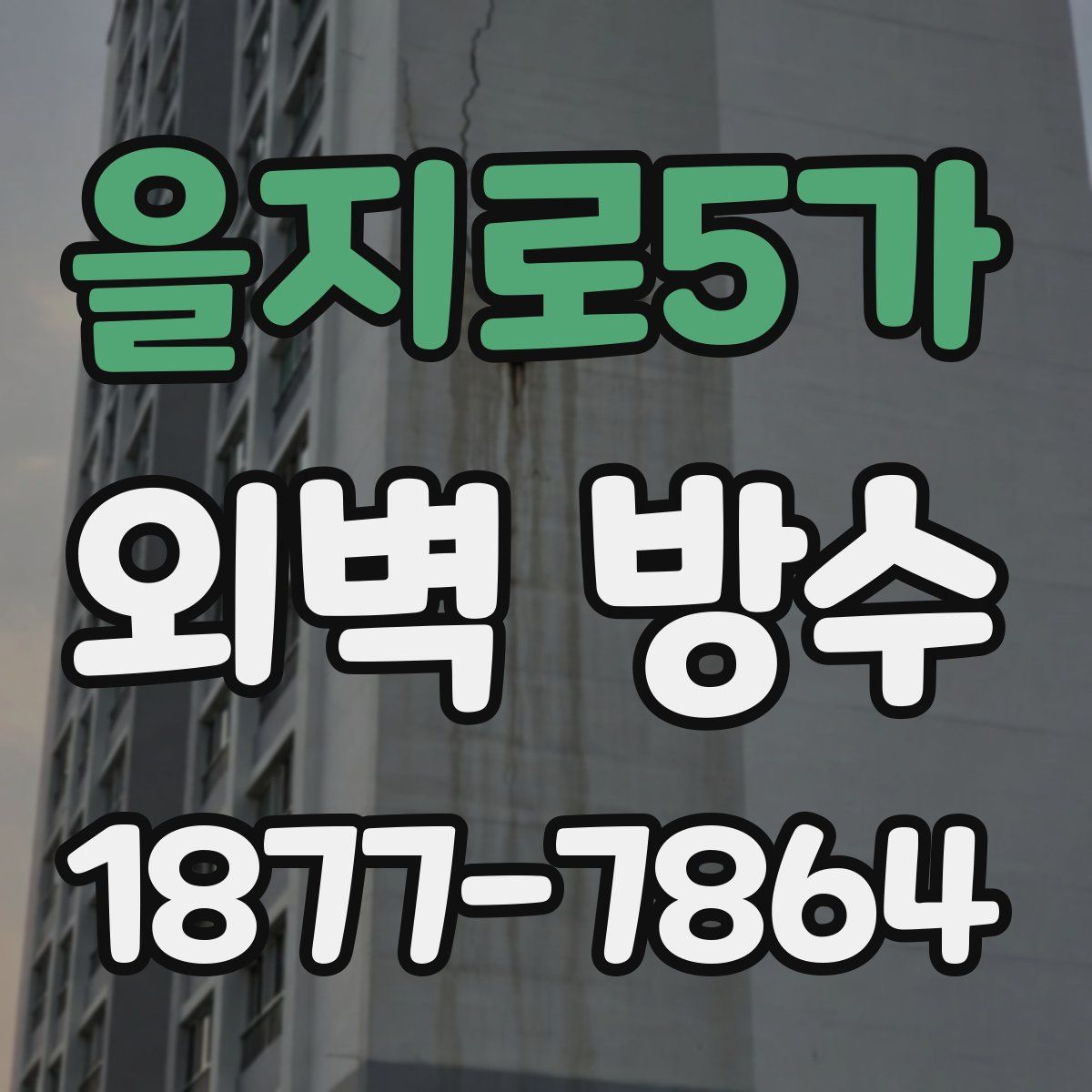 을지로5가 외벽 방수