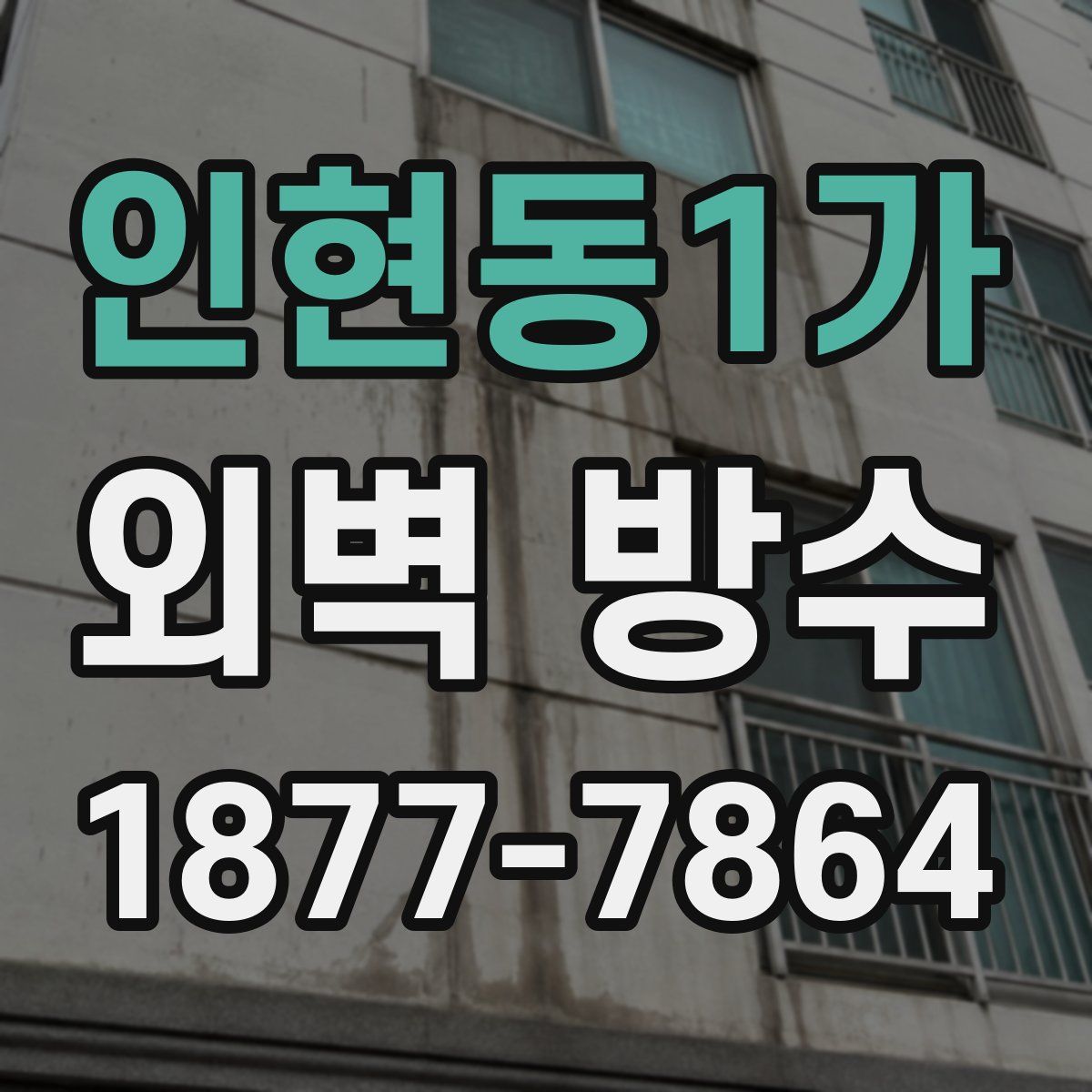 인현동1가 외벽 방수