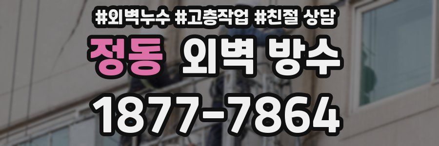 정동 외벽 방수
