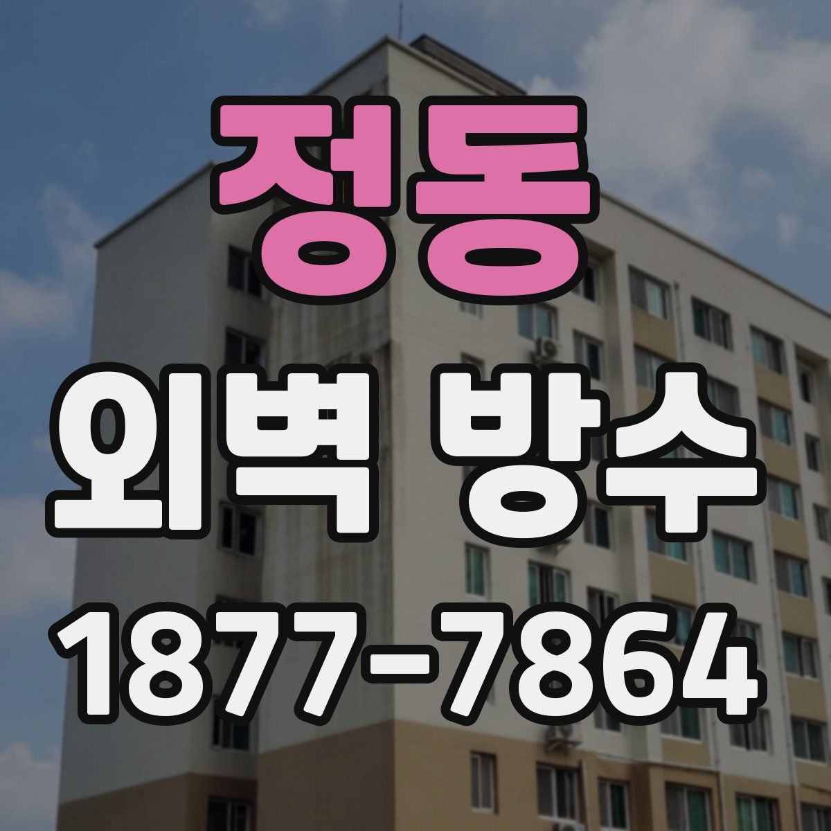 정동 외벽 방수