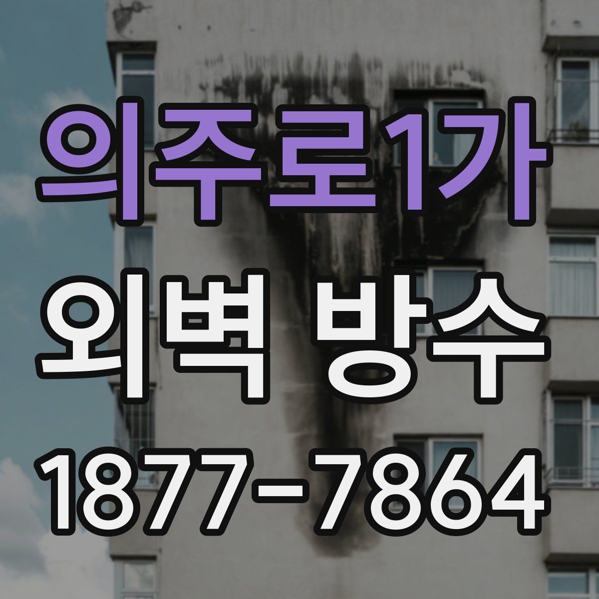 의주로1가 외벽 방수