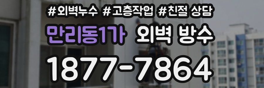 만리동1가 외벽 방수