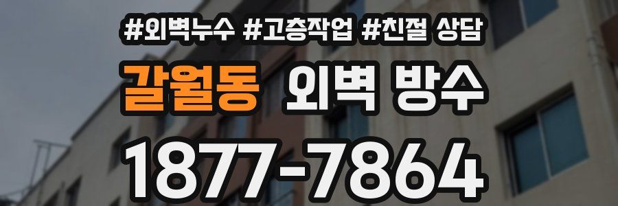 갈월동 외벽 방수