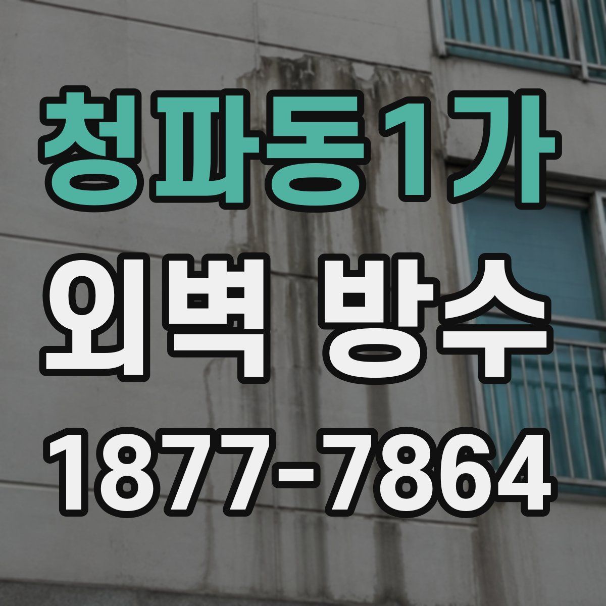 청파동1가 외벽 방수