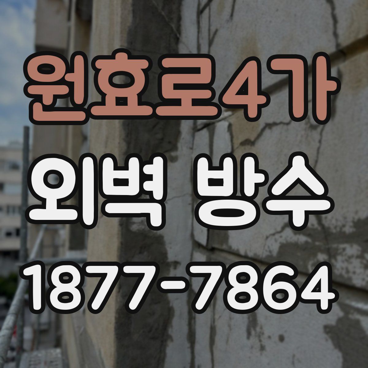 원효로4가 외벽 방수