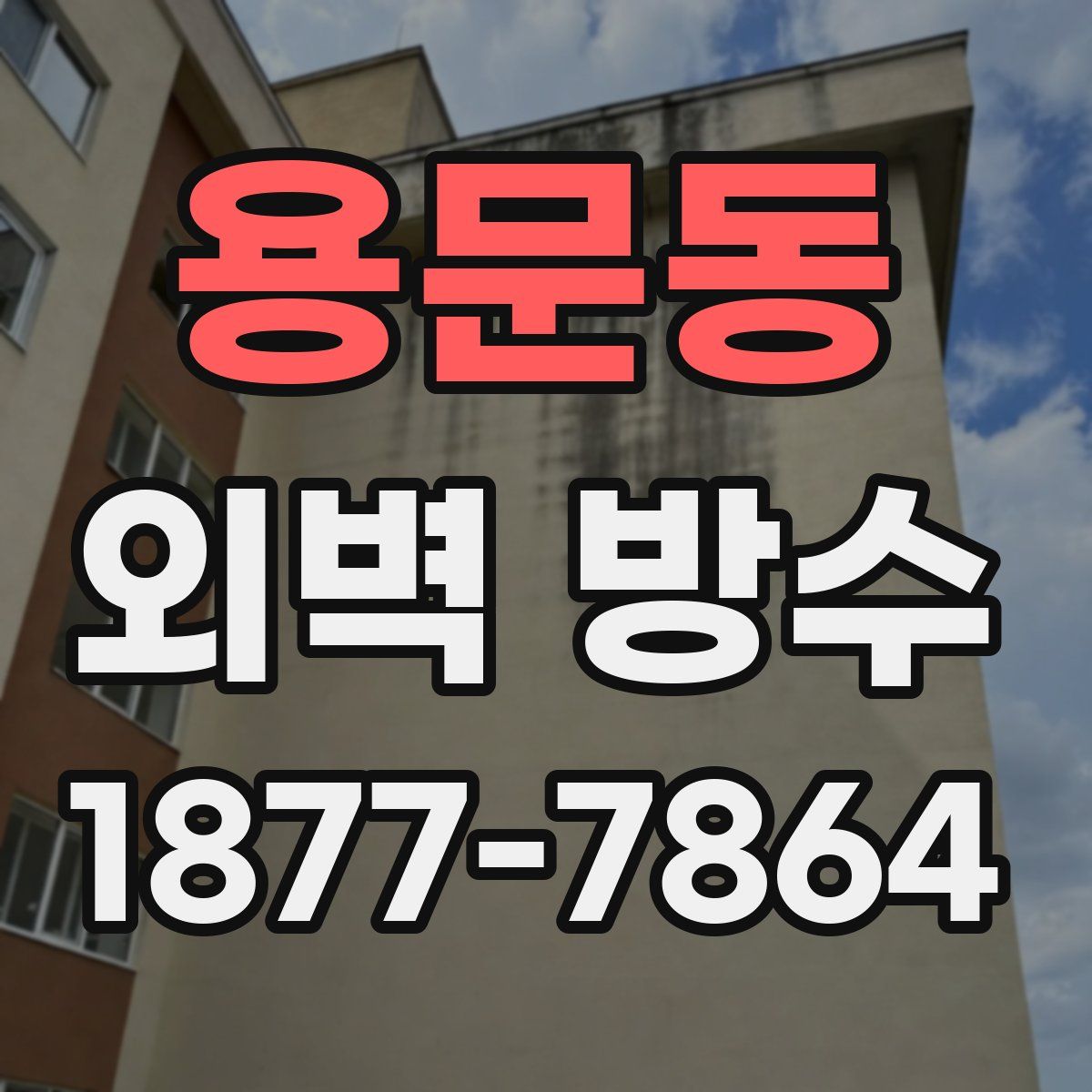 용문동 외벽 방수