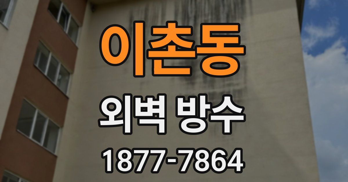 이촌동 외벽 방수