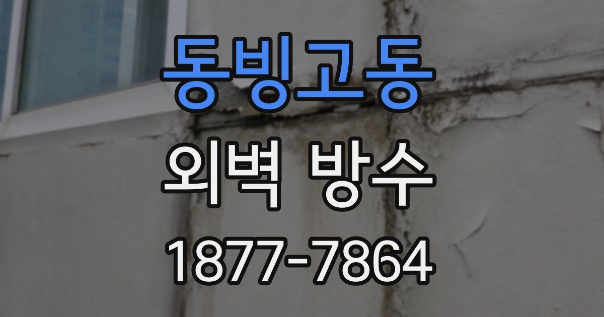 동빙고동 외벽 방수
