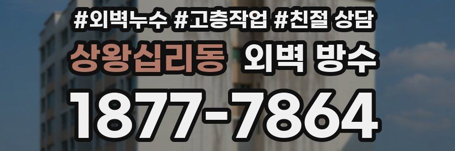 상왕십리동 외벽 방수