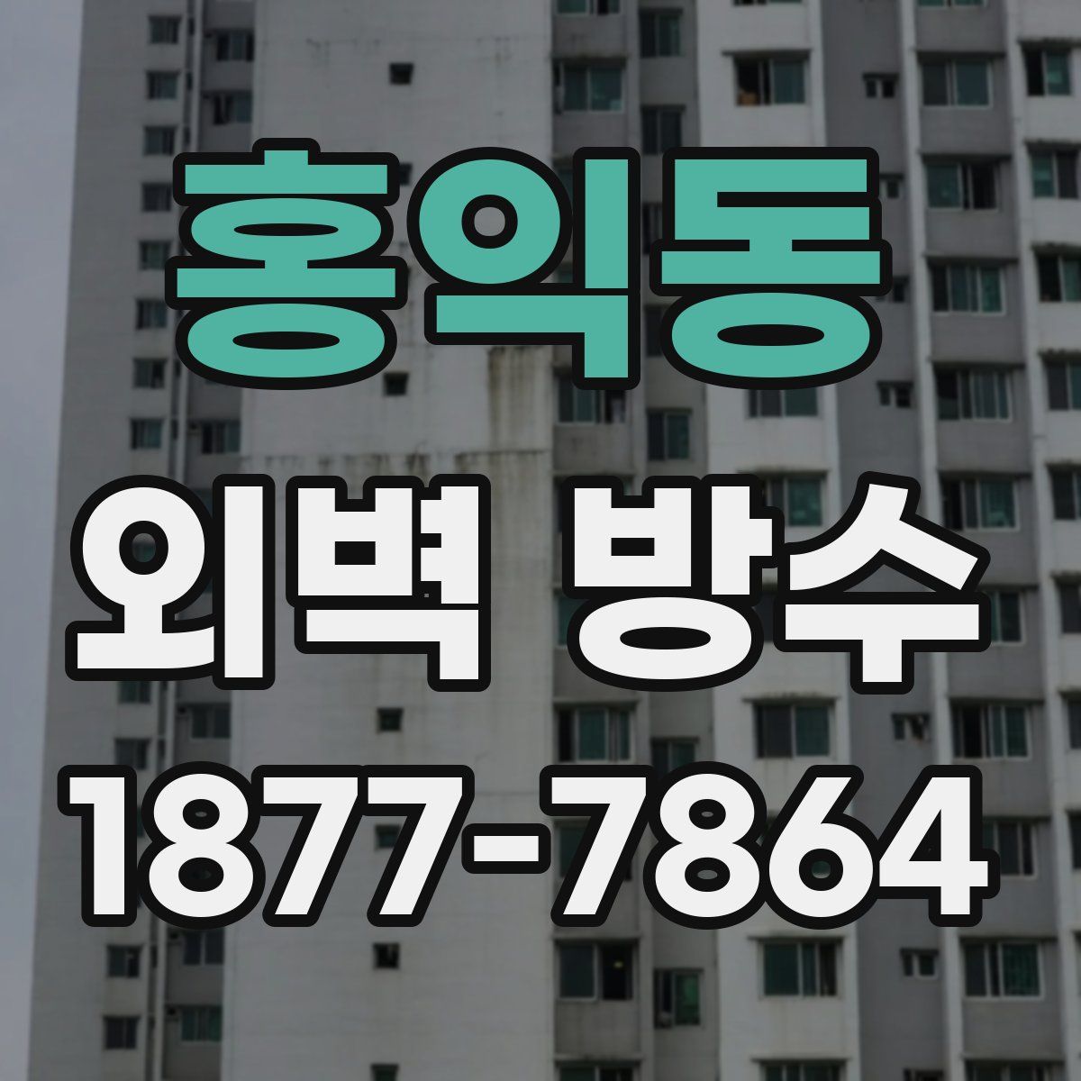 홍익동 외벽 방수