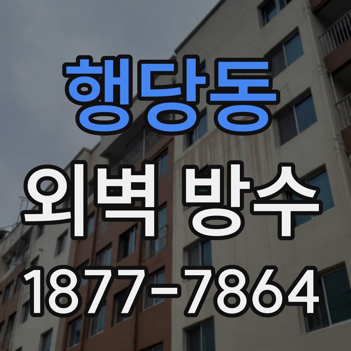 행당동 외벽 방수