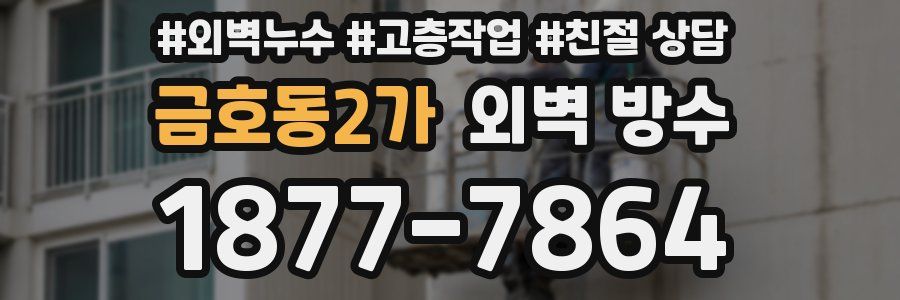 금호동2가 외벽 방수