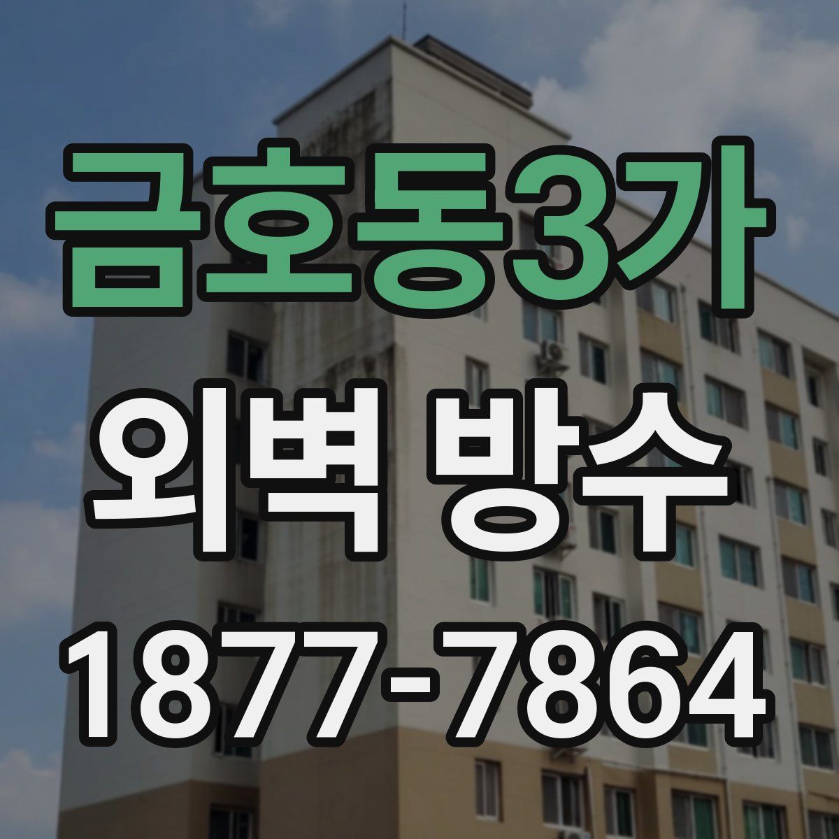 금호동3가 외벽 방수