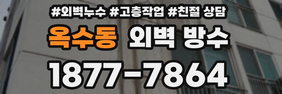 옥수동 외벽 방수