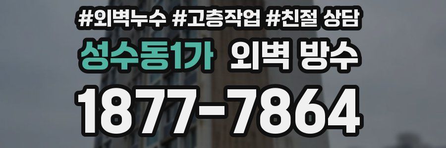 성수동1가 외벽 방수