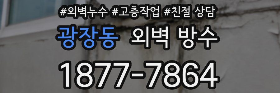 광장동 외벽 방수