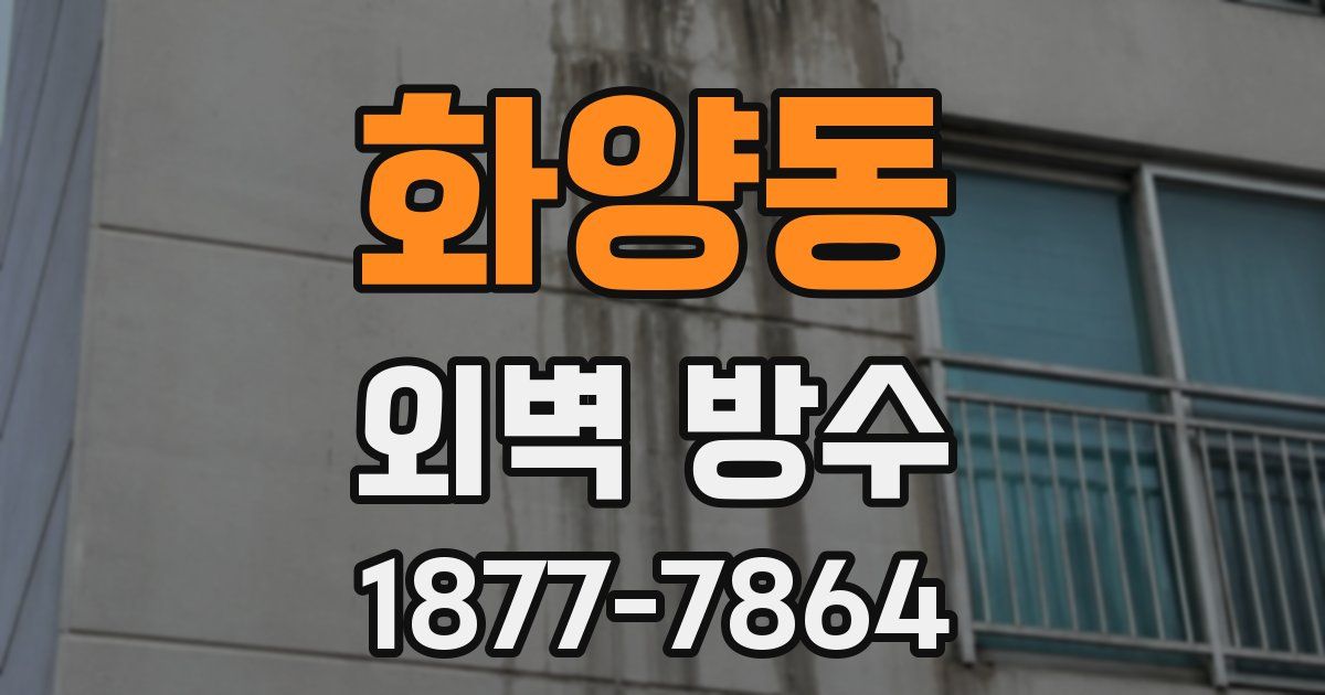 화양동 외벽 방수