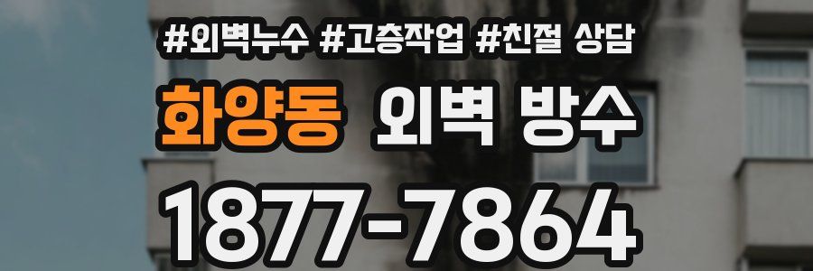 화양동 외벽 방수