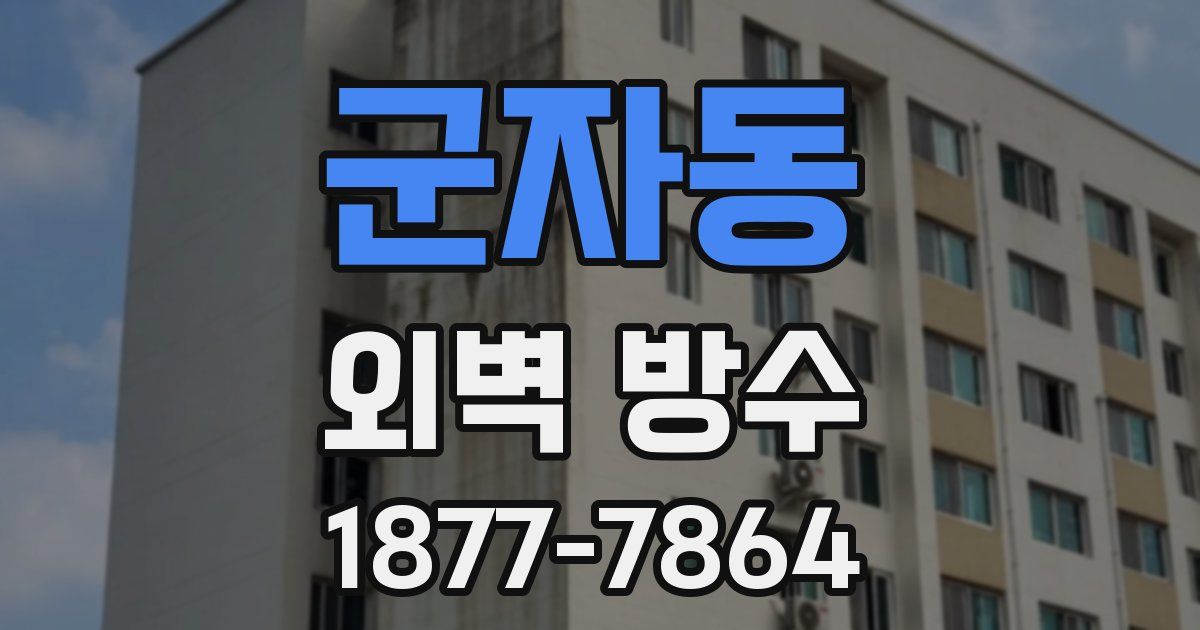 군자동 외벽 방수