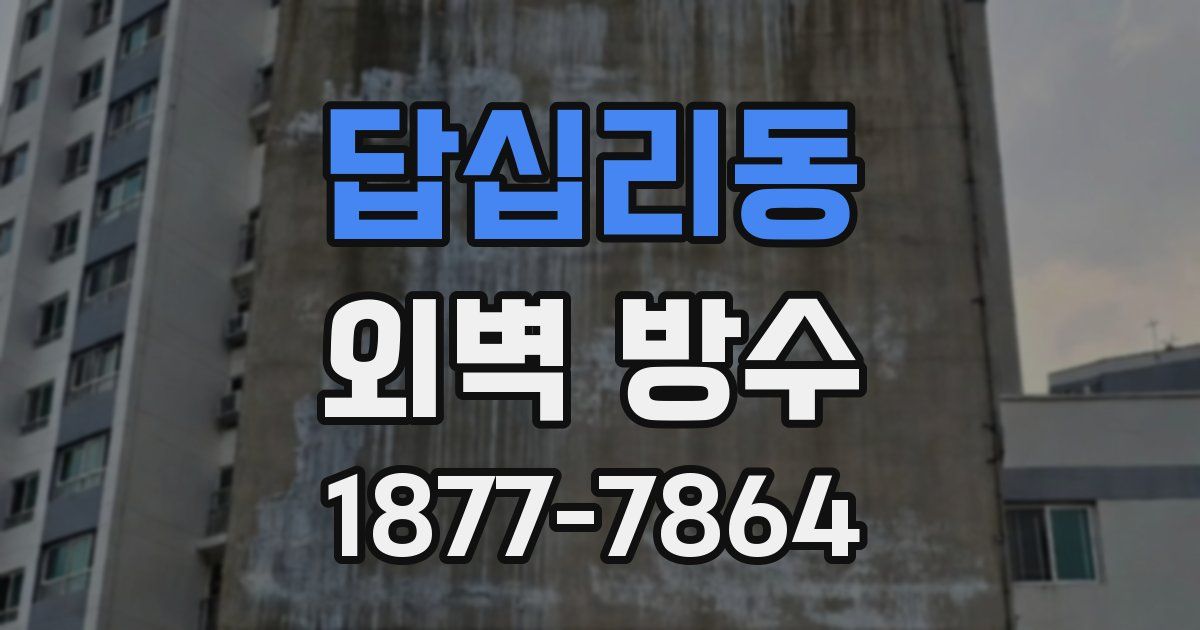 답십리동 외벽 방수