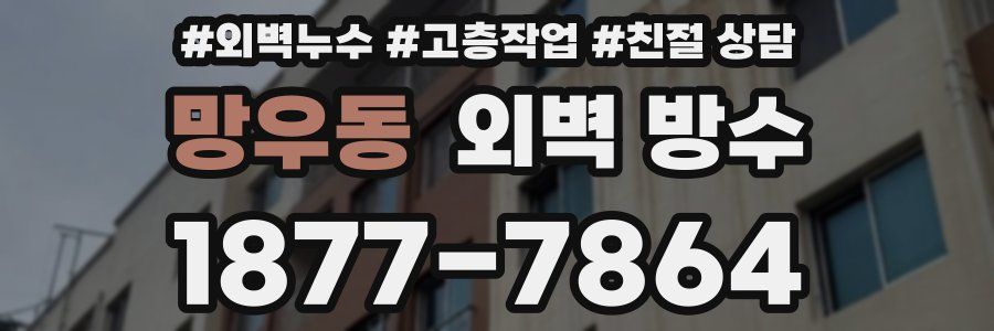 망우동 외벽 방수