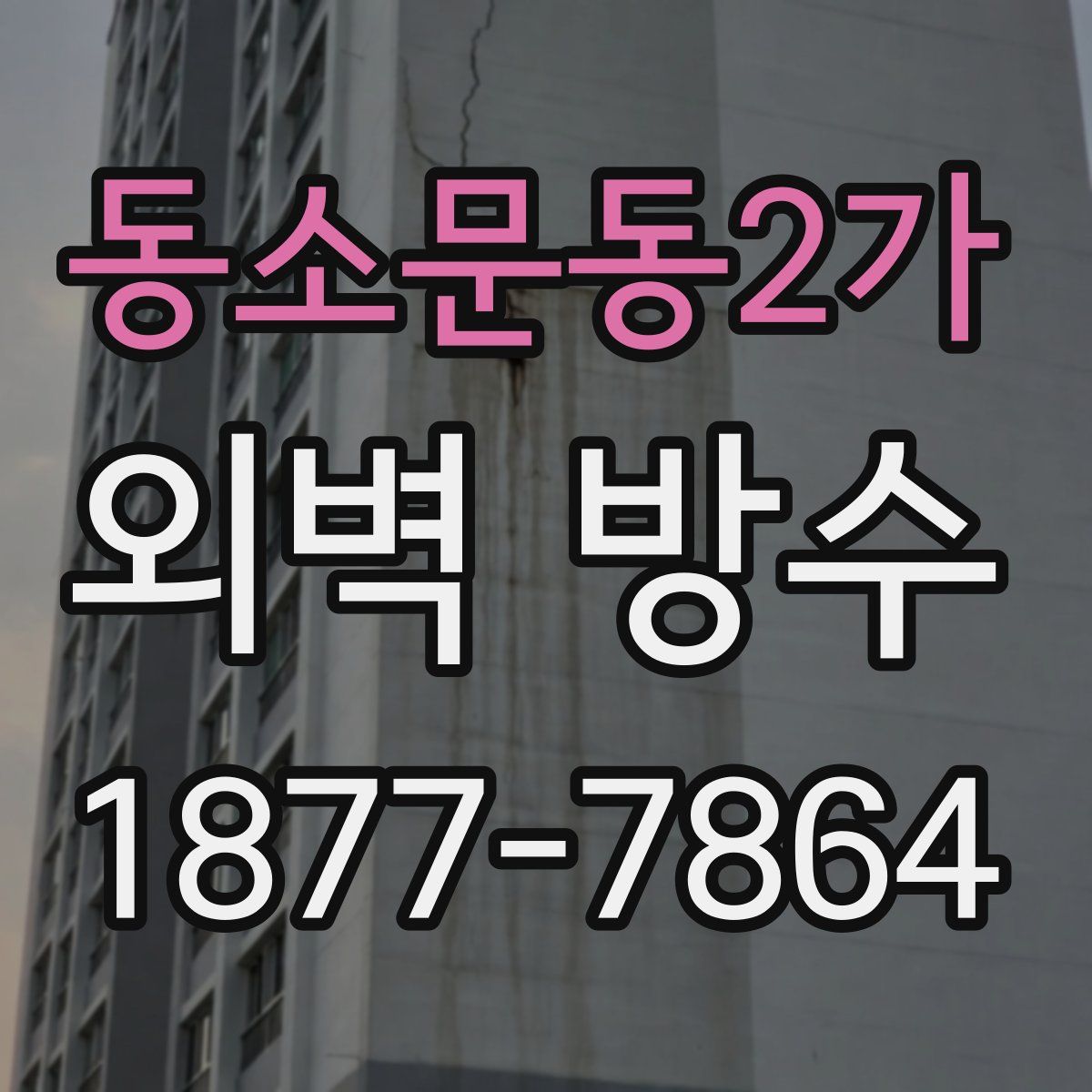 동소문동2가 외벽 방수