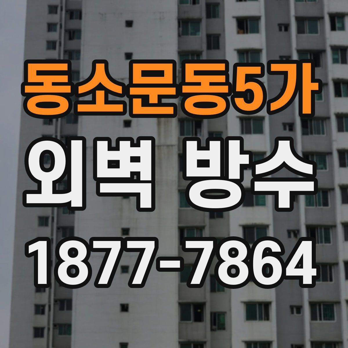 동소문동5가 외벽 방수