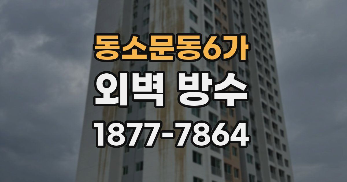 동소문동6가 외벽 방수