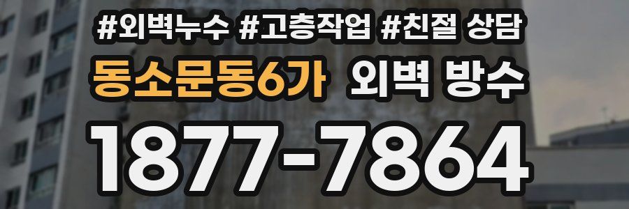 동소문동6가 외벽 방수
