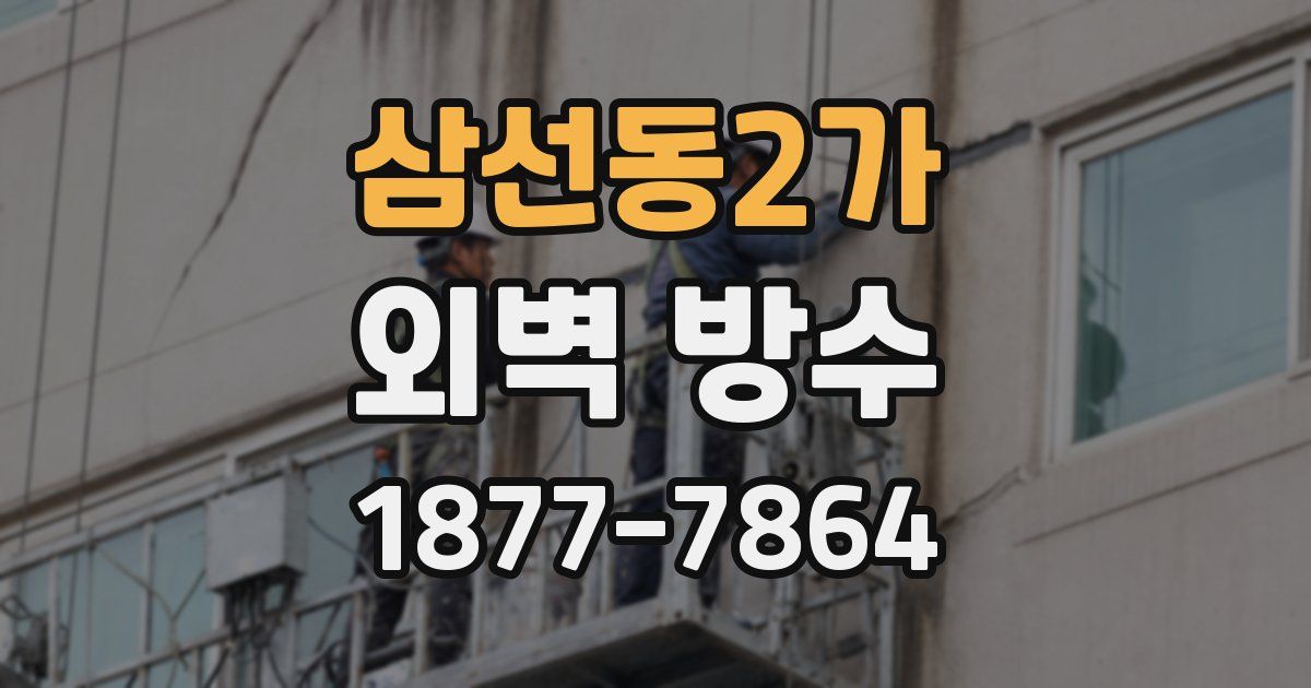 삼선동2가 외벽 방수