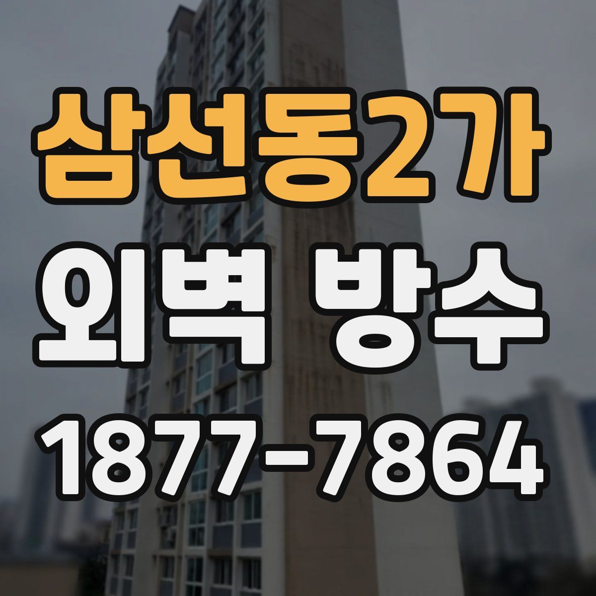 삼선동2가 외벽 방수
