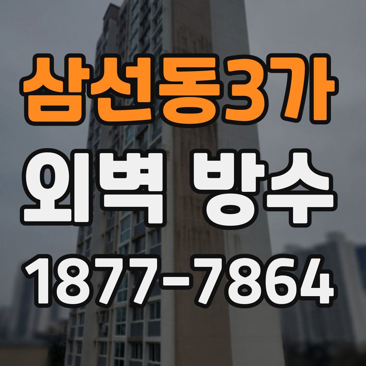 삼선동3가 외벽 방수