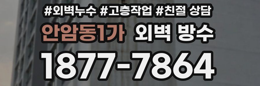 안암동1가 외벽 방수