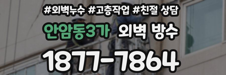 안암동3가 외벽 방수