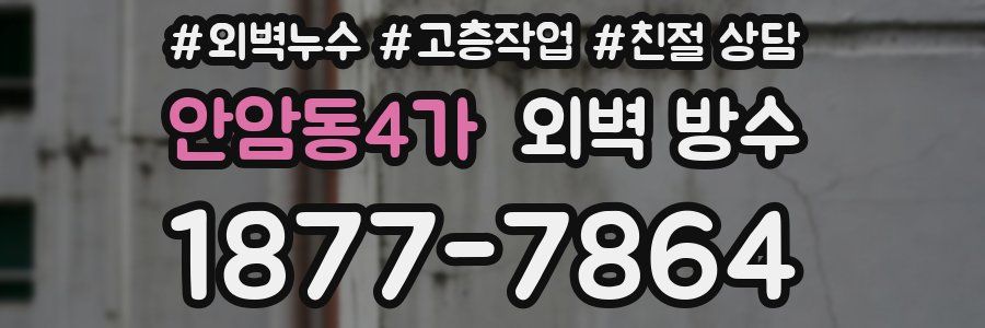 안암동4가 외벽 방수