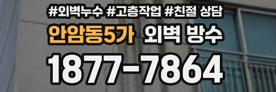 안암동5가 외벽 방수