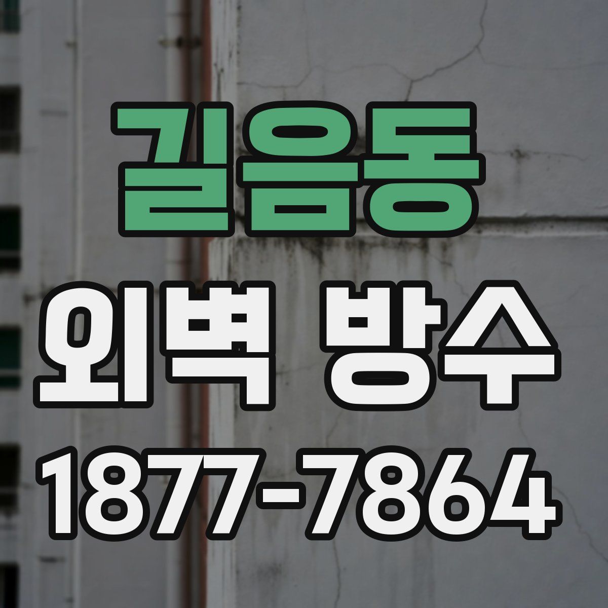 길음동 외벽 방수