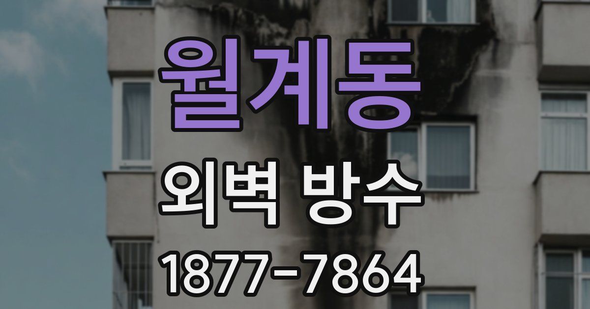 월계동 외벽 방수