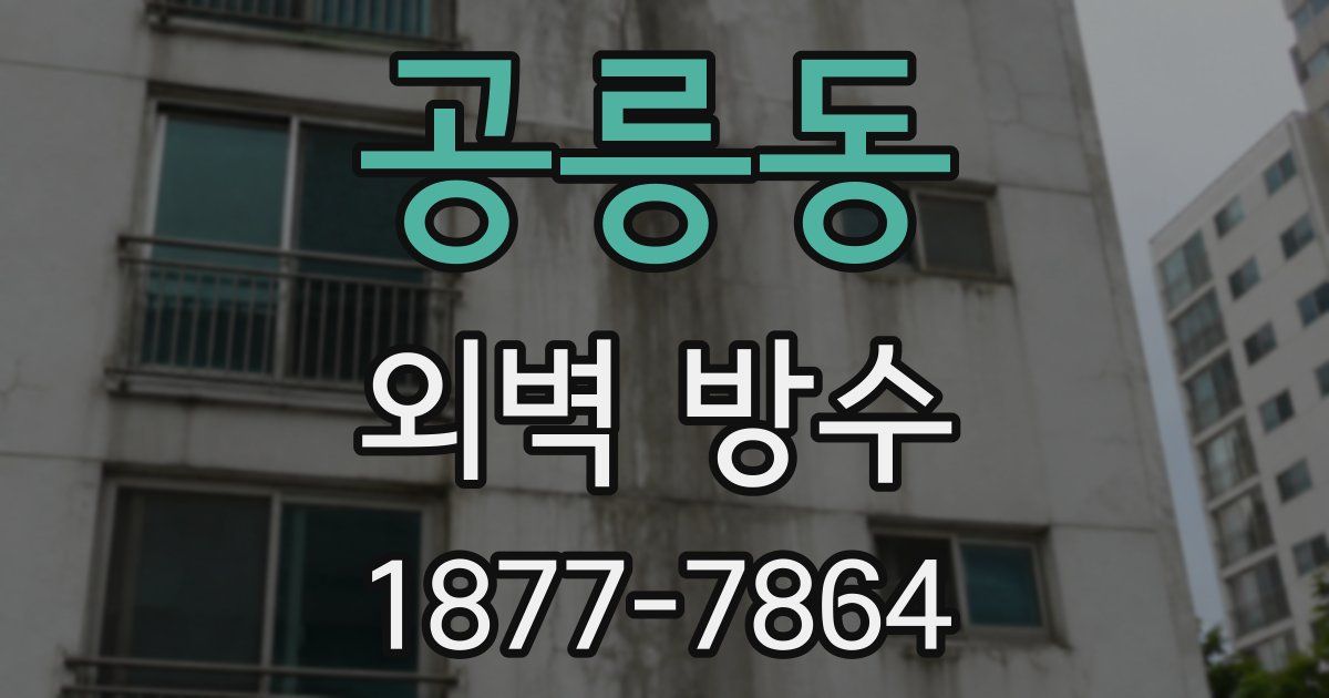 공릉동 외벽 방수